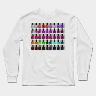 Nailpolish pattern from avonbywhacky Long Sleeve T-Shirt